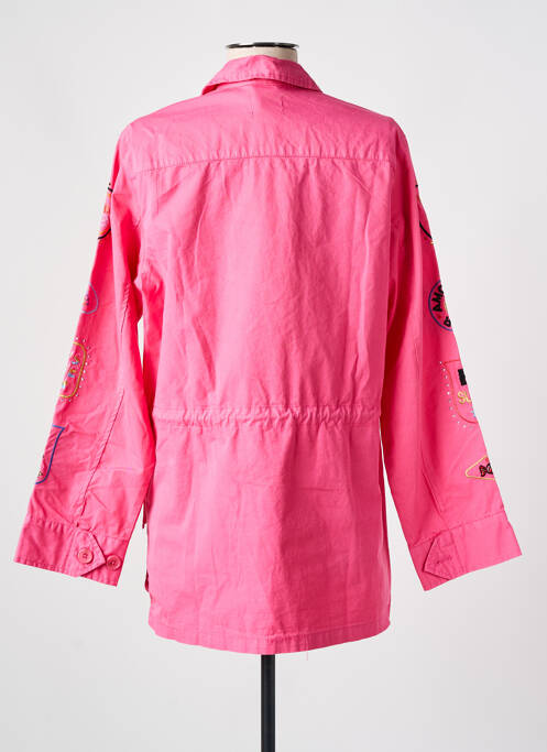 Jachete casual croială dreaptă roz ME369 femme