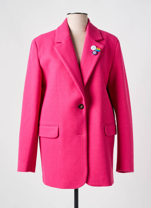 Palton scurt roz LIV BERGEN femeie