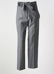 Pantalon drept croială morcov talie joasă gri ANTIK BATIK femme
