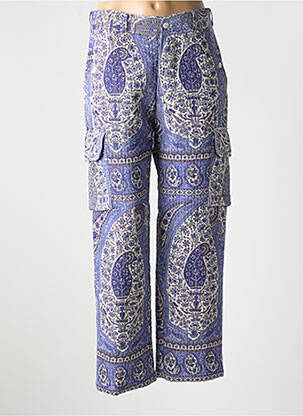 Pantalon cargo croială dreaptă mărime normală violet ANTIK BATIK femeie