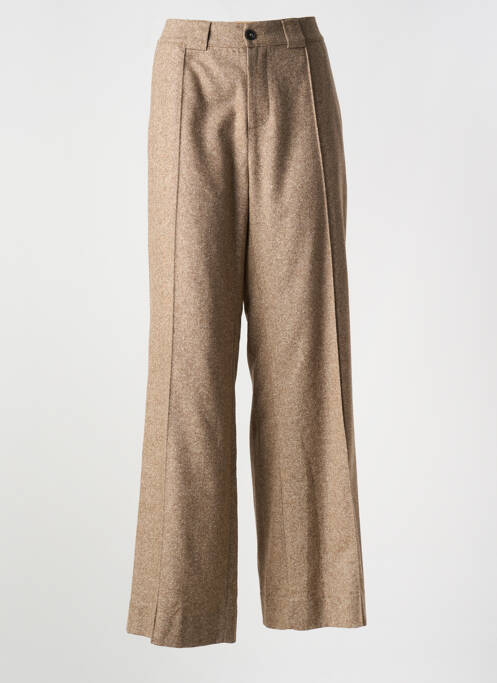 Pantalon larg maro HANA SAN femeie