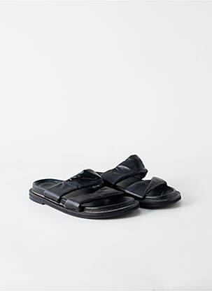 Mulete/saboți vârf deschis toc plat până la 3 cm negru NA-KD femeie