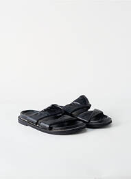 Mulete/saboți vârf deschis toc plat până la 3 cm negru NA-KD femme