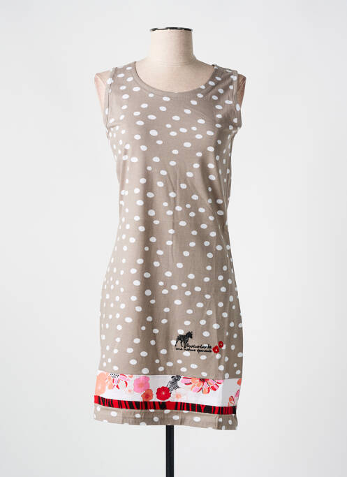 Cămașă de noapte bej ROSE POMME femeie