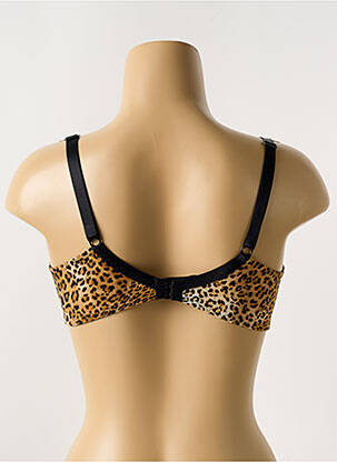 Sutien efect material satinat top sutien modelat bej ANTIGEL femeie