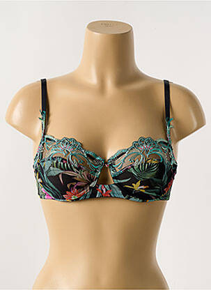 Sutien broderie sutien cupe întregi cu decolteu înalt negru LISE CHARMEL femme