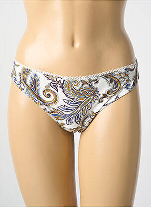 Tanga microfibre bej ANTIGEL femeie