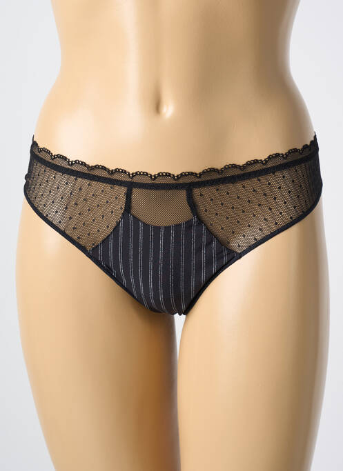 Tanga negru ANTIGEL femeie