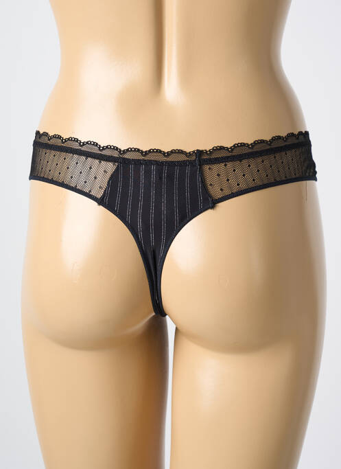 Tanga negru ANTIGEL femeie