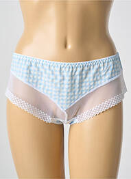 Shorty bi-materie albastru LOUISA BRACQ femeie