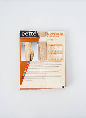 Chilot modelator efect material satinat culoare piersică CETTE femeie