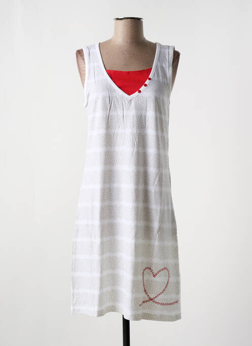 Cămașă de noapte alb ROSE POMME femeie