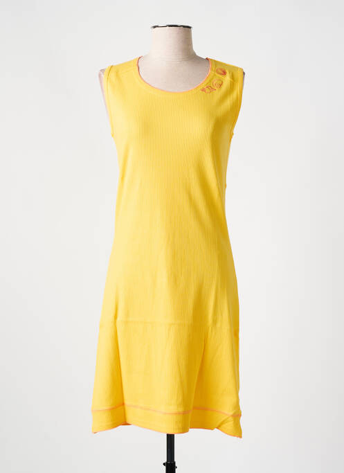 Cămașă de noapte imprimeu fantezie galben ROSE POMME femme