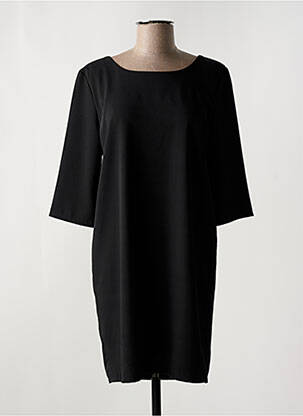 Rochie scurtă mâneci 3/4 mâneci 3/4 negru LA CROISETE femeie