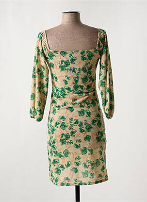 Rochie scurtă mâneci 3/4 mâneci 3/4 verde LA CROISETTE femeie