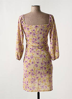 Rochie scurtă mâneci 3/4 mâneci 3/4 violet LA CROISETTE femeie