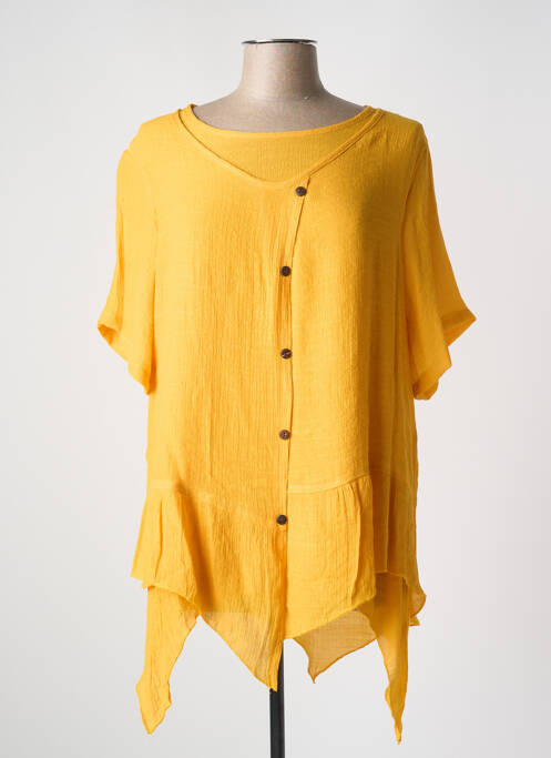 Cămașă galben WORLD FASHION femeie