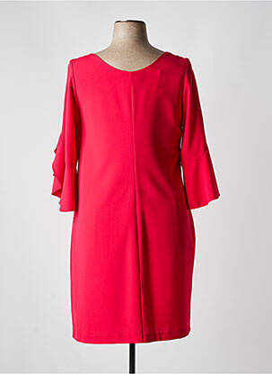 Rochie midi mâneci 3/4 mâneci 3/4 roșu SPG WOMAN femeie