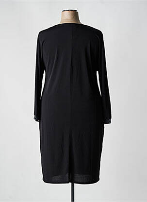 Rochie midi mâneci lungi mâneci lungi negru SPG WOMAN femeie