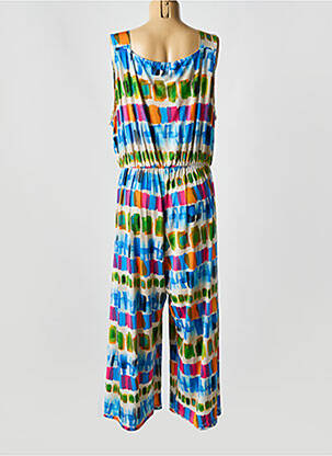Salopetă-pantalon fără mâneci fără mâneci albastru 2W PARIS femeie