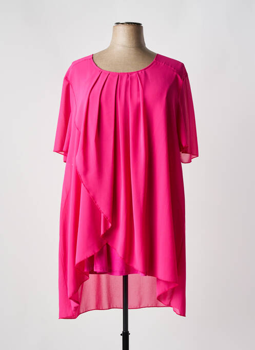 Tunică mâneci scurte roz 2W PARIS femeie