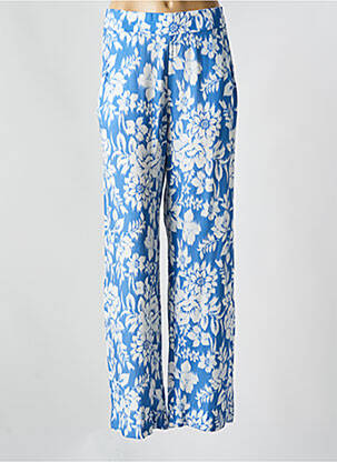 Pantalon drept albastru HAJO femeie