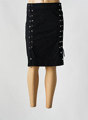 Fustă midi negru POMME ROUGE femeie