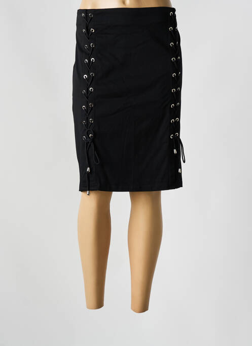 Fustă midi negru POMME ROUGE femeie