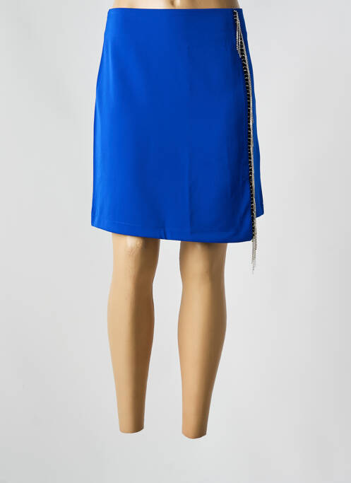Fustă scurtă albastru AMY&CLO femeie