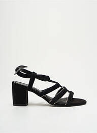 Sandale/pantofi decupați toc pătrat toc de 4 la 6 cm negru MARCO TOZZI femme