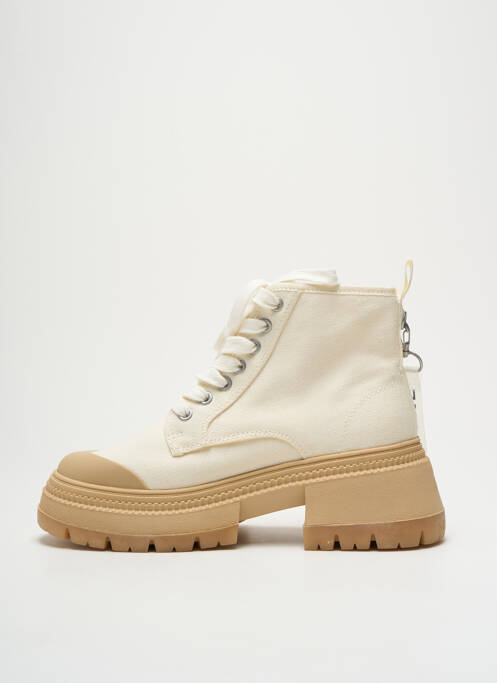 Botine/Ghete bej NO NAME femeie