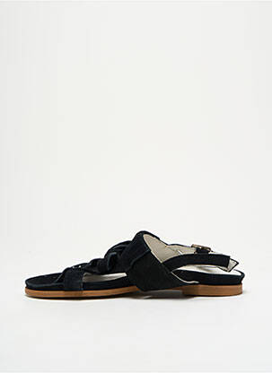 Sandale/pantofi decupați chiquet toc plat până la 3 cm negru REGARD femeie