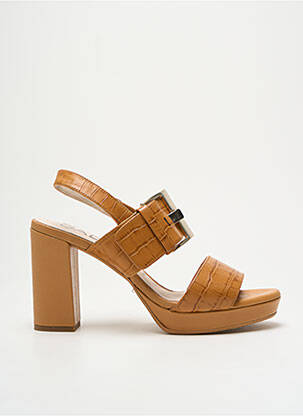 Sandale/Pantofi decupați maro GADEA femeie