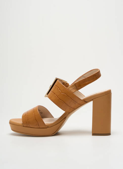 Sandale/Pantofi decupați maro GADEA femeie