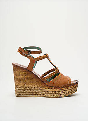 Sandale/Pantofi decupați maro FELMINI femeie