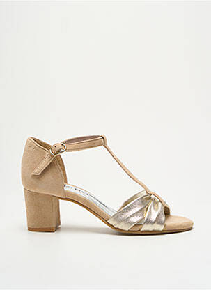 Sandale/Pantofi decupați bej MYMA femeie