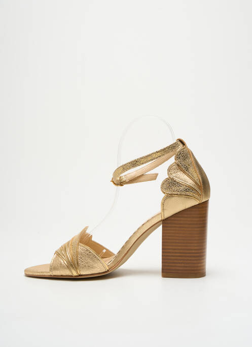 Sandale/Pantofi decupați auriu LOLLIPOPS femeie