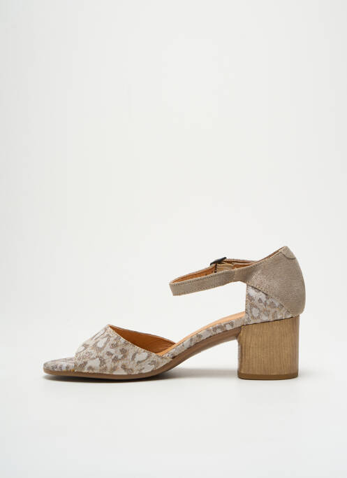 Sandale/Pantofi decupați bej MINKA DESIGN femeie