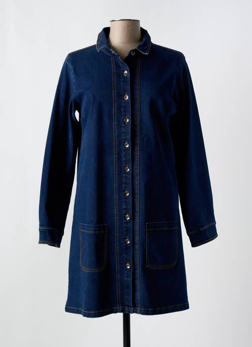 Rochie midi albastru VIRTUE femeie