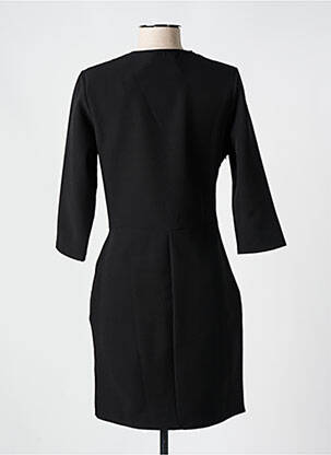 Rochie scurtă mâneci 3/4 mâneci 3/4 negru MORGAN femeie