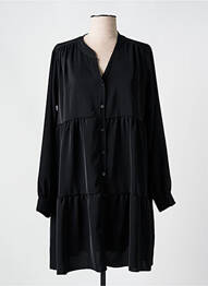 Rochie scurtă mâneci lungi mâneci lungi negru COULEURS DU TEMPS femeie