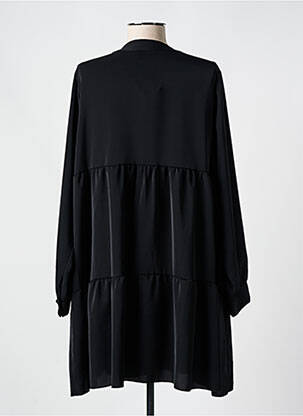 Rochie scurtă mâneci lungi mâneci lungi negru COULEURS DU TEMPS femeie