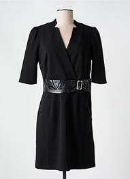 Rochie scurtă mâneci scurte mâneci scurte negru MORGAN femme
