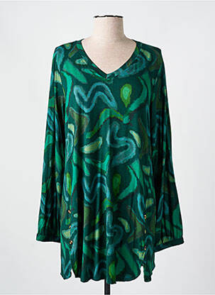 Tunică mâneci lungi verde AGATHE & LOUISE femeie