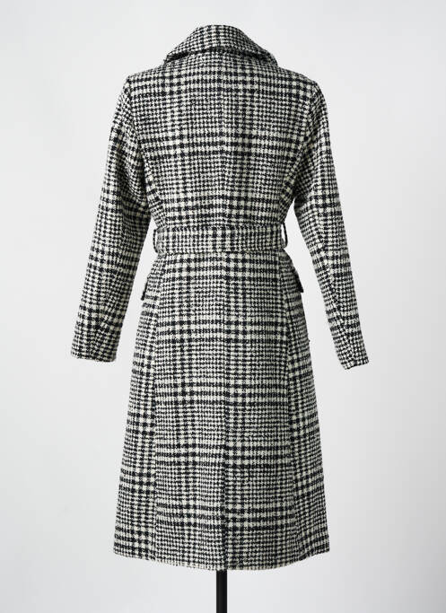 Palton lung negru MORGAN femeie