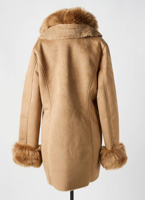 Palton scurt maro VIRGINIA BLU' femeie