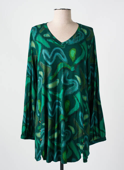 Tunică mâneci lungi verde AGATHE & LOUISE femeie