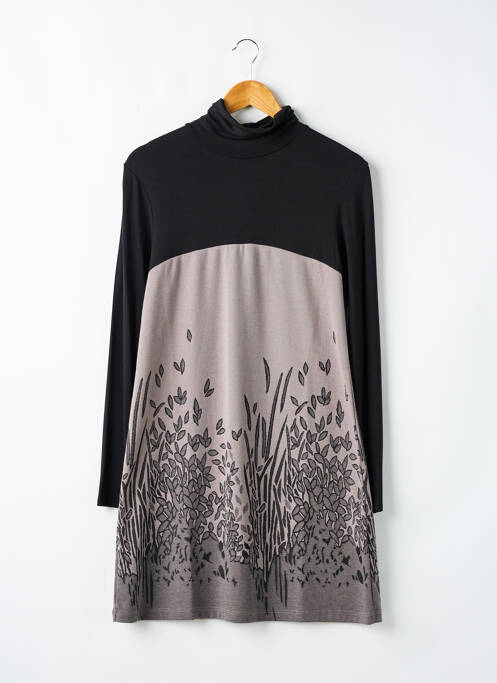 Rochie scurtă negru QUATRE VINGT JOURS femeie