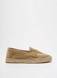 Espadrile nubuc toc plat până la 3 cm bej KANNA femme