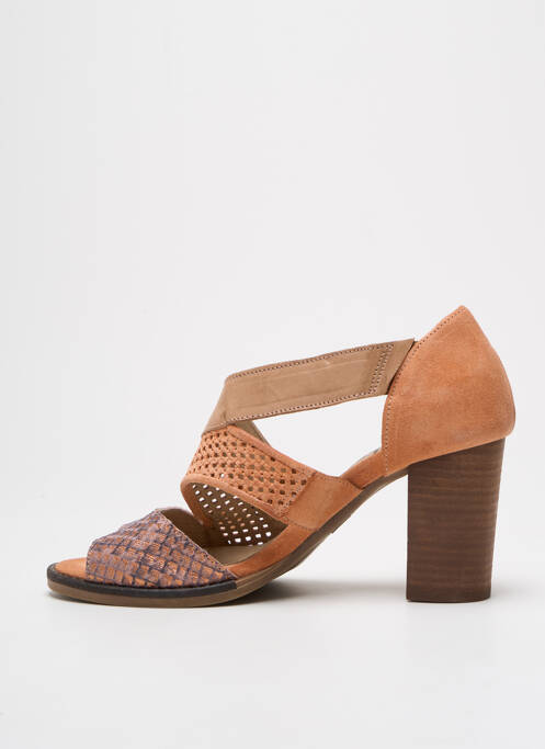 Sandale/Pantofi decupați portocaliu CASTA femeie